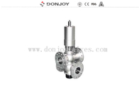 Клапан DN40 санитарный Mixproof с пневматическим приводом