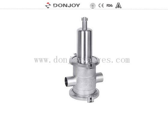 Donjoy SS316L 3" тип клапана уменьшения t давления особой чистоты и l t печатает на машинке