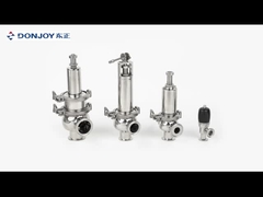 Санитарный EPDM Стекло 120°С давление над концами клапана