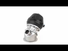 316L Пневматический или ручной резервуар нижний санитарный диафрагма клапан 1