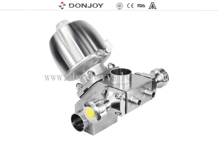 Многопортовый санитарный диафрагменный клапан Donjoy для фармацевтической промышленности с SS316L