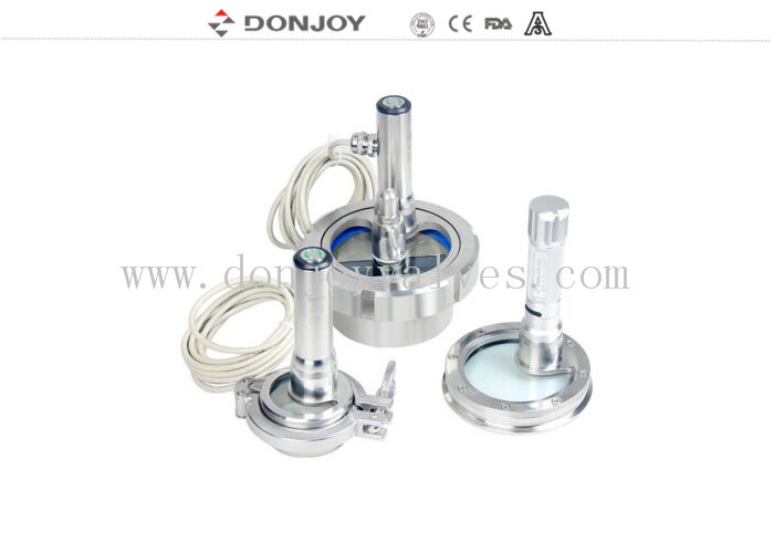 2017 Type Clamp Flange Нержавеющая сталь Зрительный стекло со светом