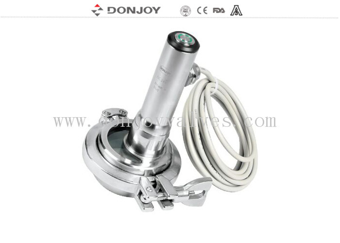 2017 Type Clamp Flange Нержавеющая сталь Зрительный стекло со светом