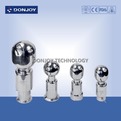 SS316L Sanitary  Stainless Steel Rotary CIP Spray Ball 2" Clamp round ball