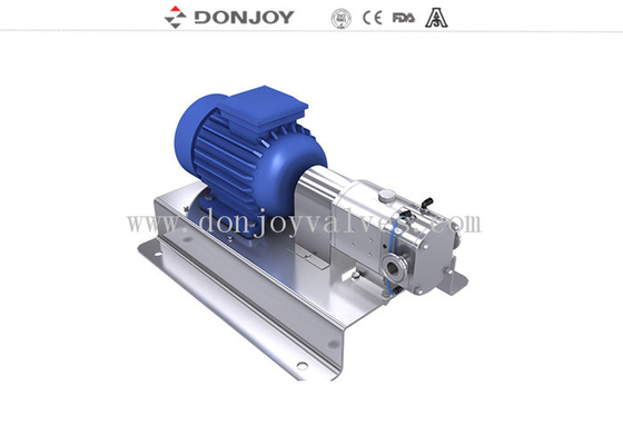 Fluid Control High Purity Pumps , Rotary Lobe Pump Honney Commestic  Food Transfer
