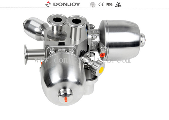 DONJOY sanitary multiport Pneumatic Diaphragm Valve , multiport sanitary valve