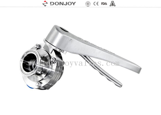 EPDM Seal DN300 Sanitary 10 Inch SS Clamp Butterfly Valves