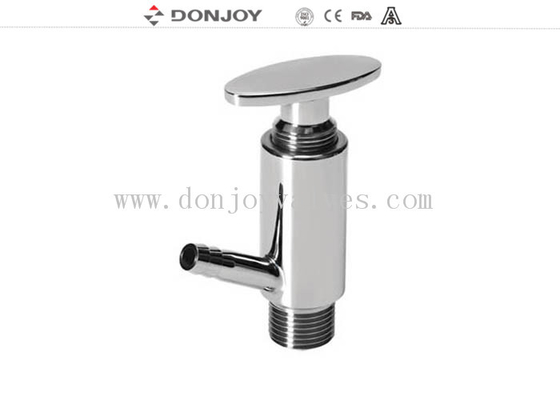 Manual Sanitary Sample Valve  Thread Connection Ra≤0.8μm / Ra≤0.5μm