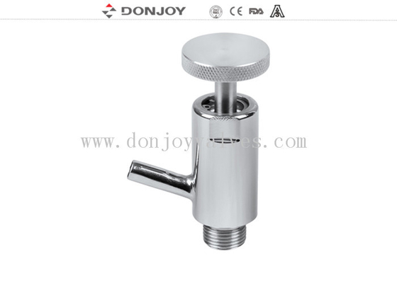 Manual Sanitary Sample Valve  Thread Connection Ra≤0.8μm / Ra≤0.5μm