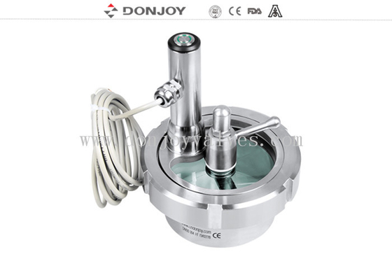 DN25 - DN150 Stainless Steel Sight Glass with tempered glass for medium conveying
