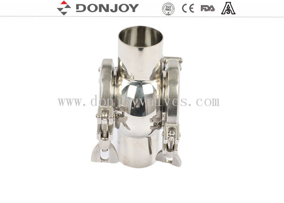 Sus304 Sanitary Sight Glass With Ac110v Light Zero Dead Angle
